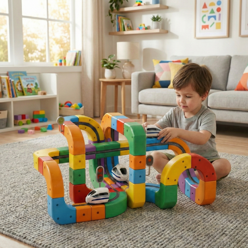 Magnetic Train Track Set