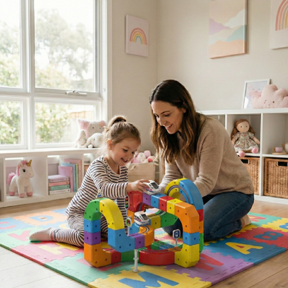 Magnetic Train Track Set