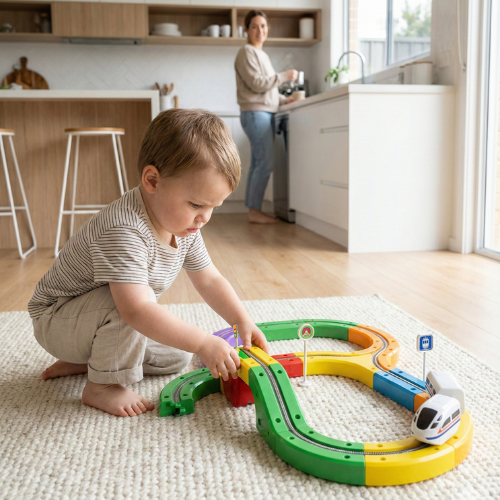 Magnetic Train Track Set