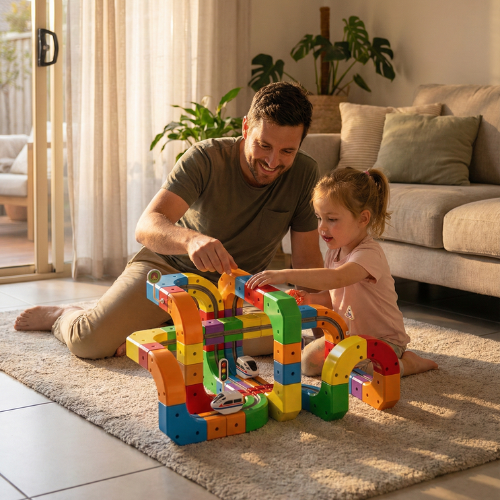 Magnetic Train Track Set